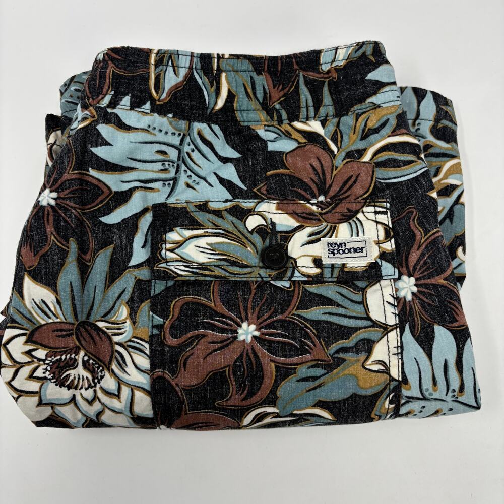 Reyn Spooner Mens Small Multicolor Floral Reversible Drawstring‎ Shorts